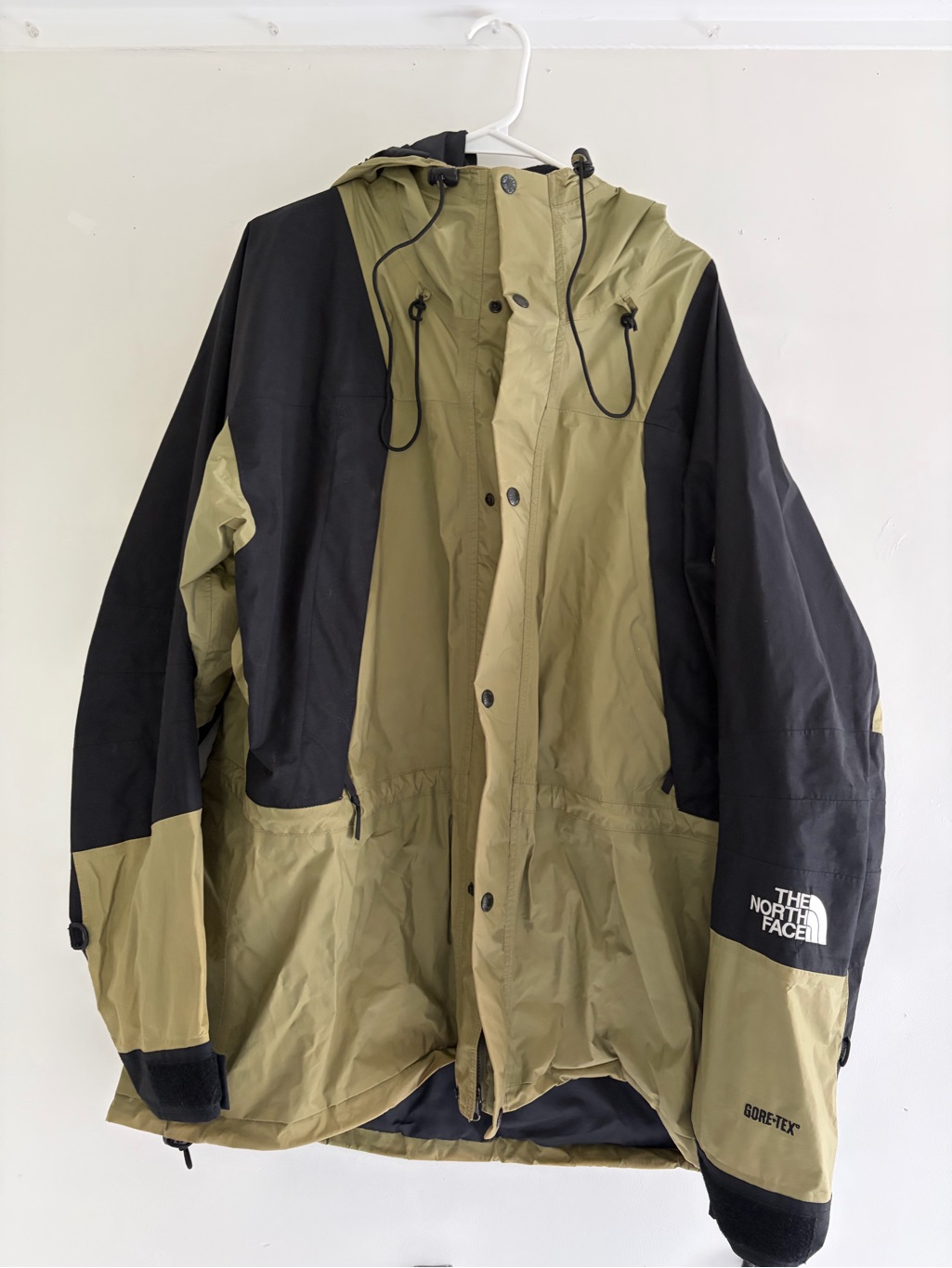 The North Face Two-Tone Olive & Black Gore-Tex Raincoat